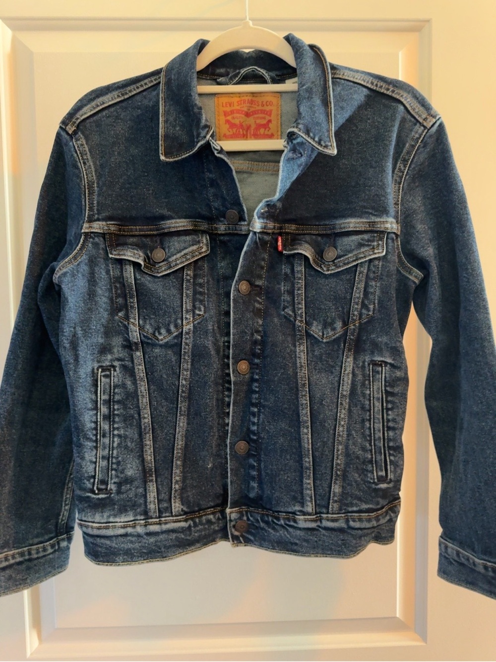 Levi's Boys Medium Blue Washed Denim Jacket